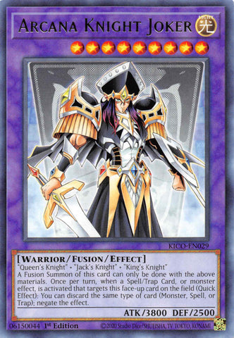 Arcana Knight Joker [KICO-EN029] Rare - Yu-Gi-Oh! - Card Brawlers | Quebec | Canada |