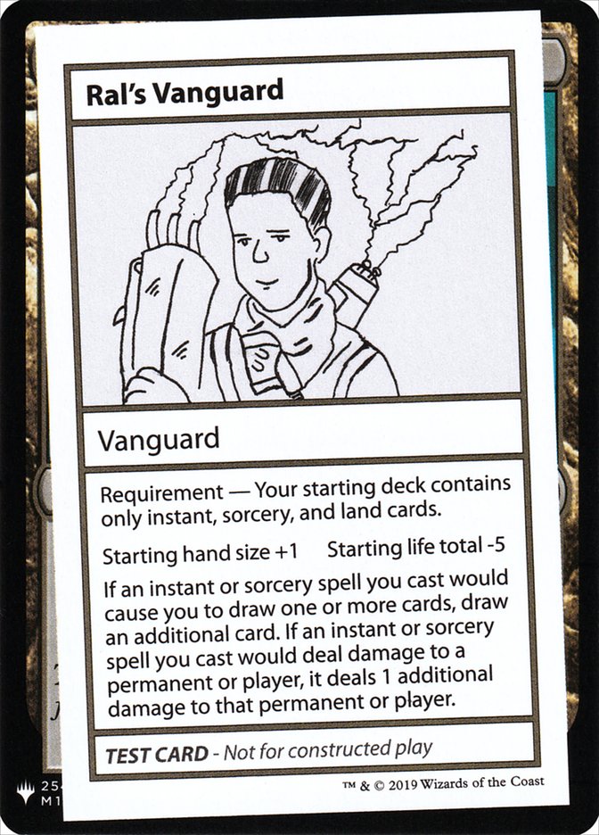 Ral's Vanguard [Mystery Booster Playtest Cards] - Magic: The Gathering - Card Brawlers | Quebec | Canada |