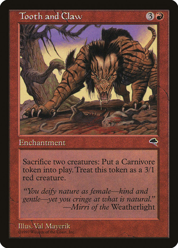 Tooth and Claw [Tempest] - Magic: The Gathering - Card Brawlers | Quebec | Canada |