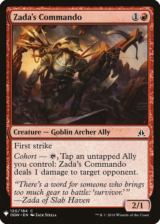 Zada's Commando [Mystery Booster] - Magic: The Gathering - Card Brawlers | Quebec | Canada |