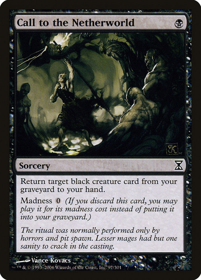Call to the Netherworld [Time Spiral] - Magic: The Gathering - Card Brawlers | Quebec | Canada |