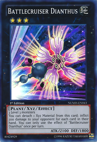 Battlecruiser Dianthus [NUMH-EN043] Super Rare - Yu-Gi-Oh! - Card Brawlers | Quebec | Canada |