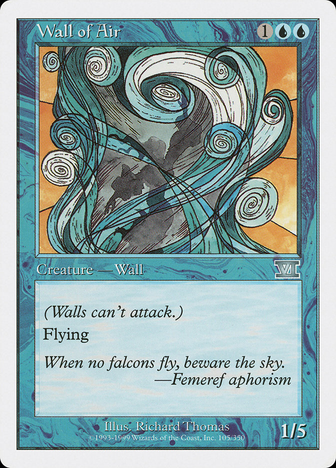 Wall of Air [Classic Sixth Edition] - Magic: The Gathering - Card Brawlers | Quebec | Canada |
