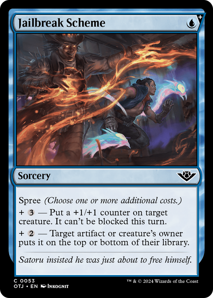 Jailbreak Scheme [Outlaws of Thunder Junction] - Magic: The Gathering - Card Brawlers | Quebec | Canada |