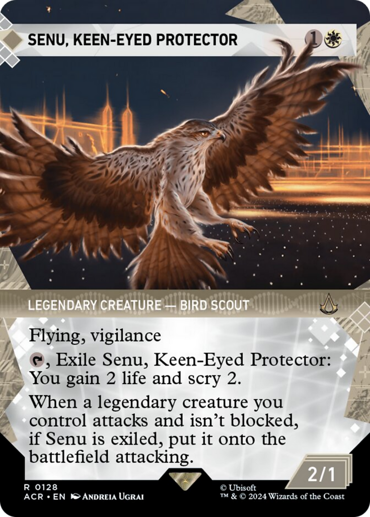 Senu, Keen-Eyed Protector (Showcase) [Assassin's Creed] - Magic: The Gathering - Card Brawlers | Quebec | Canada |