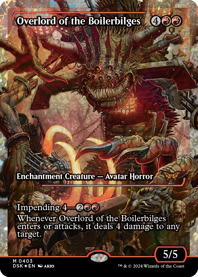 Overlord of the Boilerbilges (Japan Showcase Fracture Foil) [Duskmourn: House of Horror] - Magic: The Gathering - Card Brawlers | Quebec | Canada |