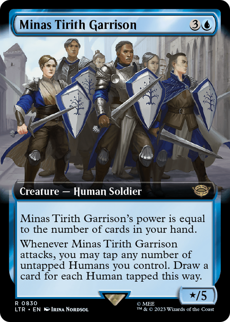 Minas Tirith Garrison (Extended Art) [The Lord of the Rings: Tales of Middle-Earth] - Magic: The Gathering - Card Brawlers | Quebec | Canada |