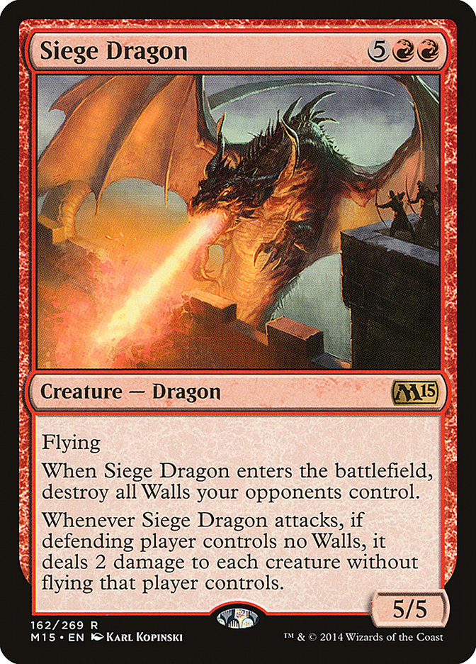 Siege Dragon [Magic 2015] - Magic: The Gathering - Card Brawlers | Quebec | Canada |