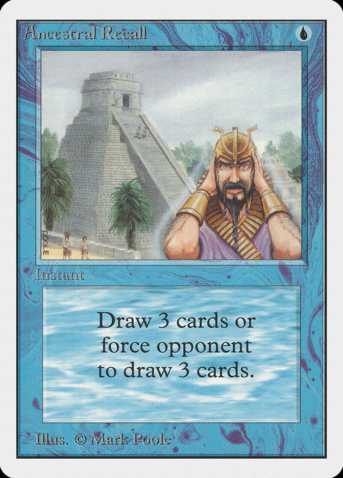 Ancestral Recall [Unlimited Edition] - Magic: The Gathering - Card Brawlers | Quebec | Canada |