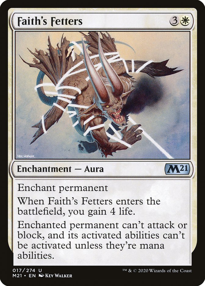Faith's Fetters [Core Set 2021] - Magic: The Gathering - Card Brawlers | Quebec | Canada |