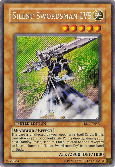 Silent Swordsman LV5 [EEN-ENSE4] Secret Rare - Yu-Gi-Oh! - Card Brawlers | Quebec | Canada |