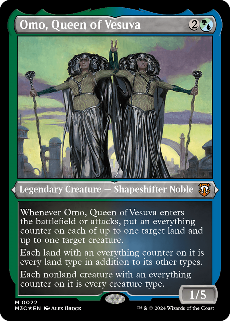 Omo, Queen of Vesuva (Foil Etched) [Modern Horizons 3 Commander] - Magic: The Gathering - Card Brawlers | Quebec | Canada |