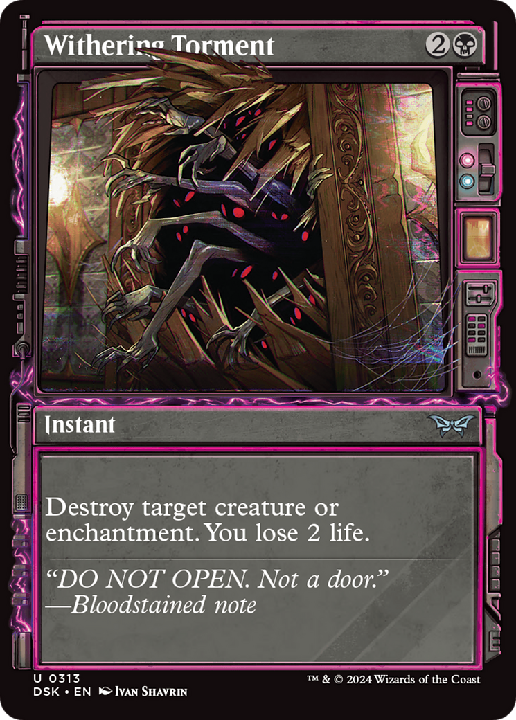 Withering Torment (Showcase) [Duskmourn: House of Horror] - Magic: The Gathering - Card Brawlers | Quebec | Canada |