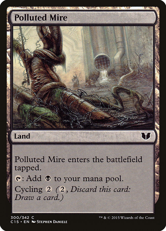 Polluted Mire [Commander 2015] - Magic: The Gathering - Card Brawlers | Quebec | Canada |