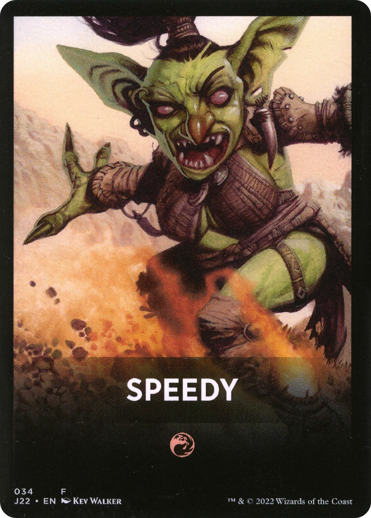 Speedy Theme Card [Jumpstart 2022 Front Cards] - Magic: The Gathering - Card Brawlers | Quebec | Canada |