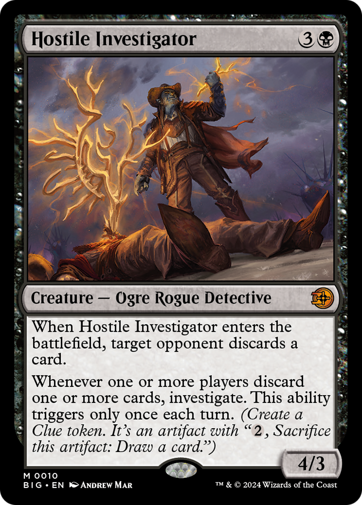 Hostile Investigator [Outlaws of Thunder Junction: The Big Score] - Magic: The Gathering - Card Brawlers | Quebec | Canada |