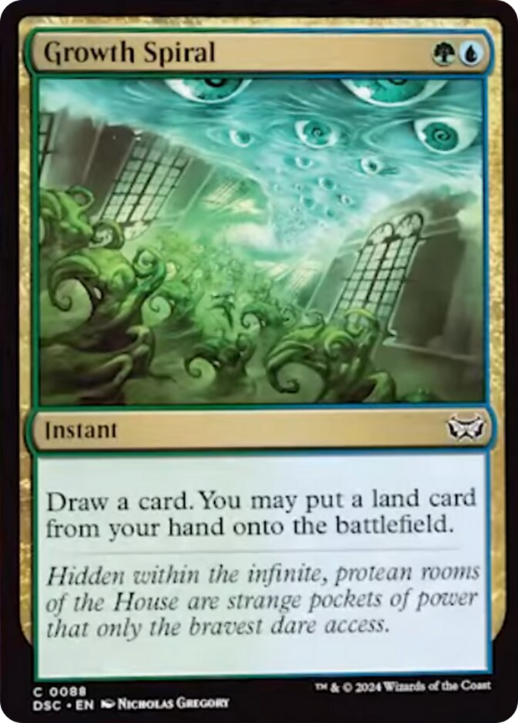 Growth Spiral [Duskmourn: House of Horror Commander] - Magic: The Gathering - Card Brawlers | Quebec | Canada |
