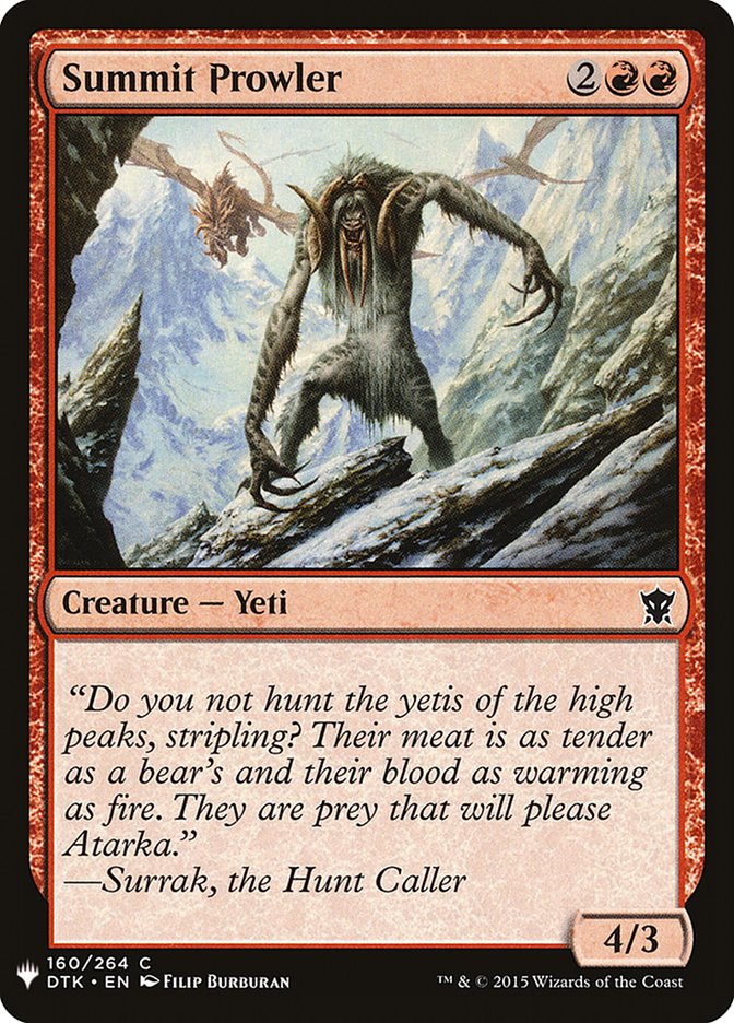 Summit Prowler [Mystery Booster] - Magic: The Gathering - Card Brawlers | Quebec | Canada |