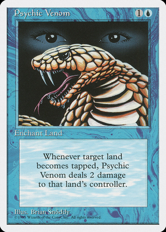 Psychic Venom [Fourth Edition] - Magic: The Gathering - Card Brawlers | Quebec | Canada |