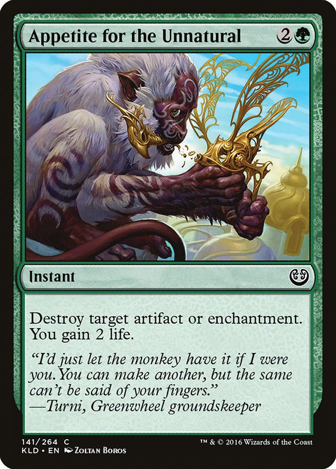 Appetite for the Unnatural [Kaladesh] - Magic: The Gathering - Card Brawlers | Quebec | Canada |