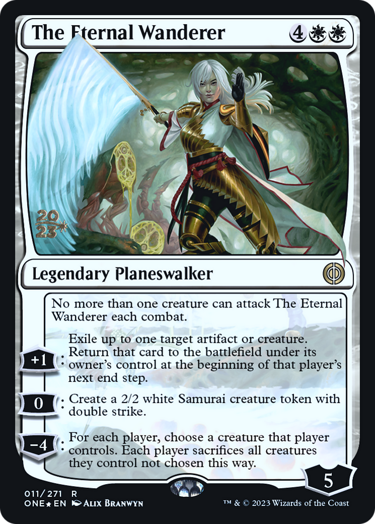 The Eternal Wanderer [Phyrexia: All Will Be One Prerelease Promos] - Magic: The Gathering - Card Brawlers | Quebec | Canada |