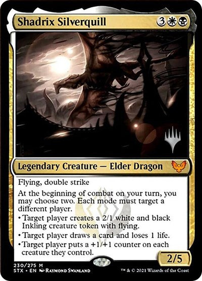 Shadrix Silverquill (Promo Pack) [Strixhaven: School of Mages Promos] - Magic: The Gathering - Card Brawlers | Quebec | Canada |