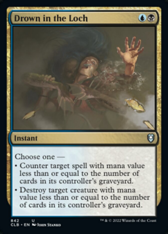 Drown in the Loch [Commander Legends: Battle for Baldur's Gate] - Magic: The Gathering - Card Brawlers | Quebec | Canada |