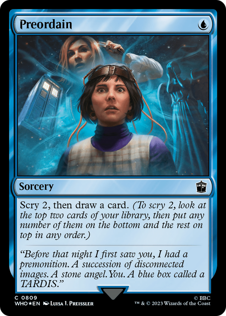 Preordain (Surge Foil) [Doctor Who] - Magic: The Gathering - Card Brawlers | Quebec | Canada |