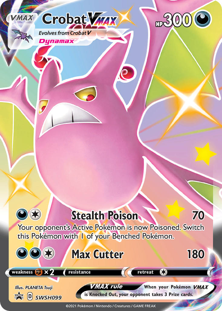 Crobat VMAX (SWSH099) (Jumbo Card) [Sword & Shield: Black Star Promos] - Pokémon - Card Brawlers | Quebec | Canada |