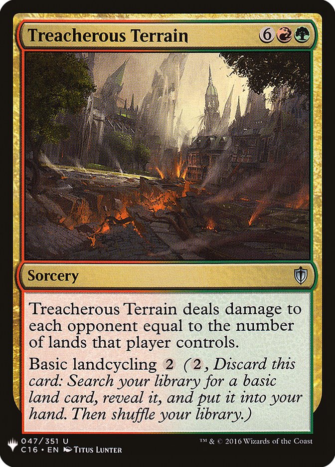Treacherous Terrain [The List] - Magic: The Gathering - Card Brawlers | Quebec | Canada |