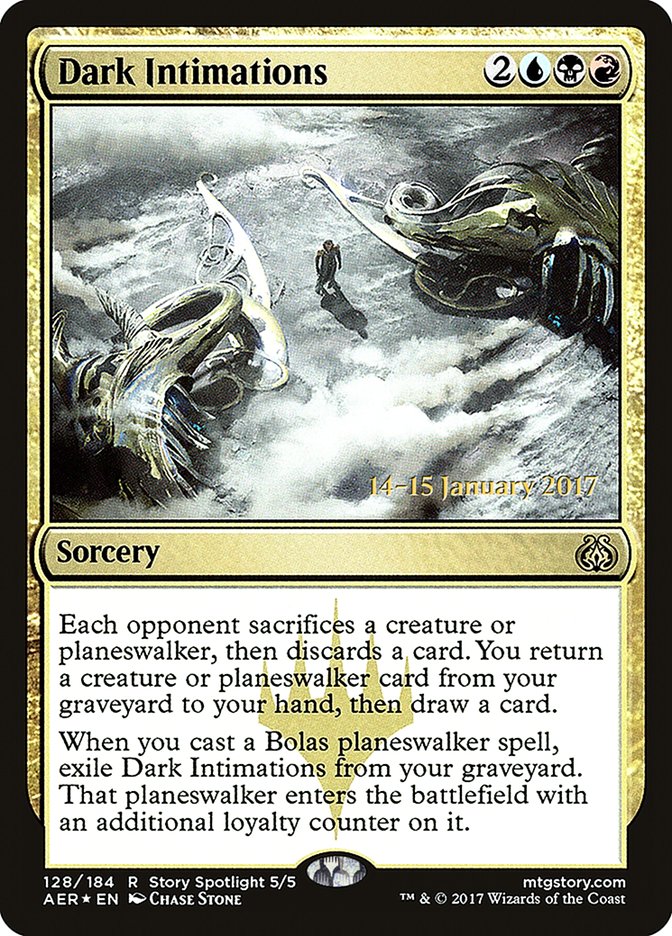 Dark Intimations [Aether Revolt Prerelease Promos] - Magic: The Gathering - Card Brawlers | Quebec | Canada |