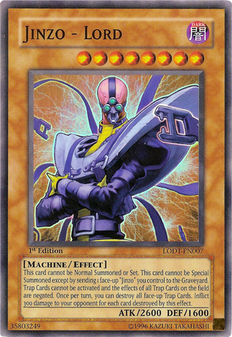 Jinzo - Lord [LODT-EN007] Super Rare - Yu-Gi-Oh! - Card Brawlers | Quebec | Canada |