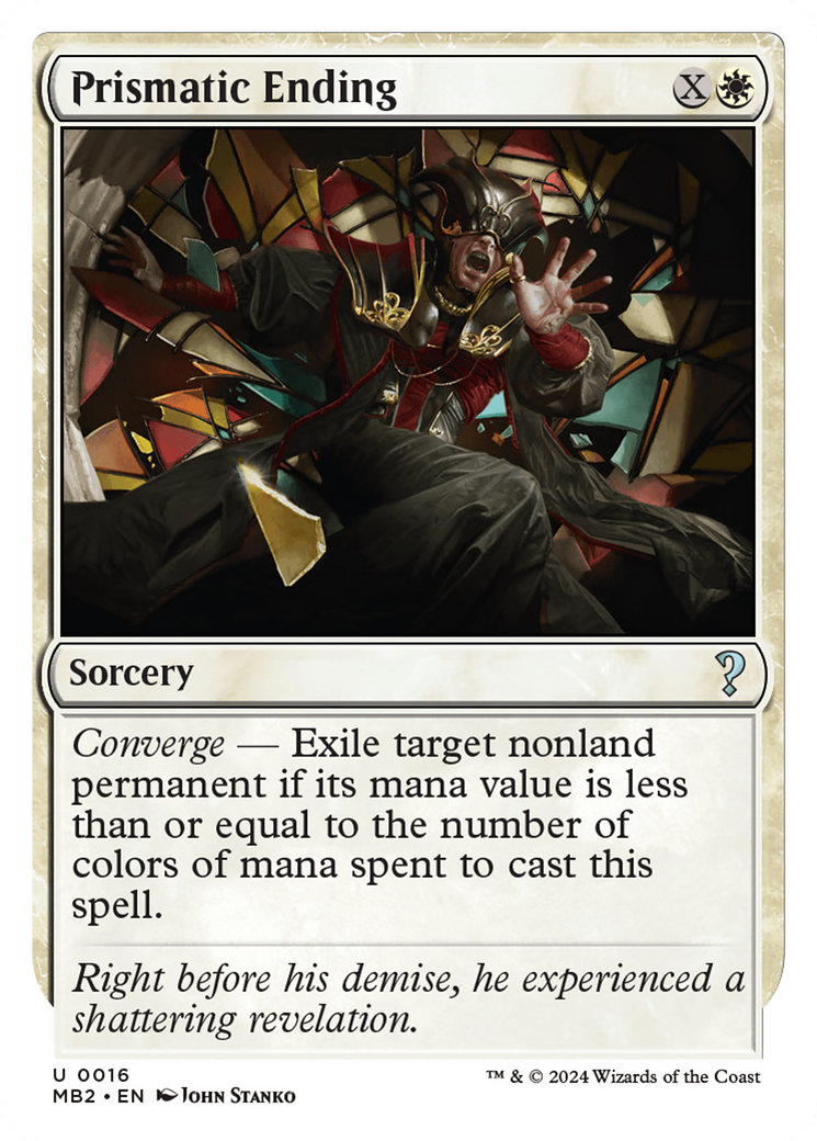 Prismatic Ending (White Border) [Mystery Booster 2] - Magic: The Gathering - Card Brawlers | Quebec | Canada |