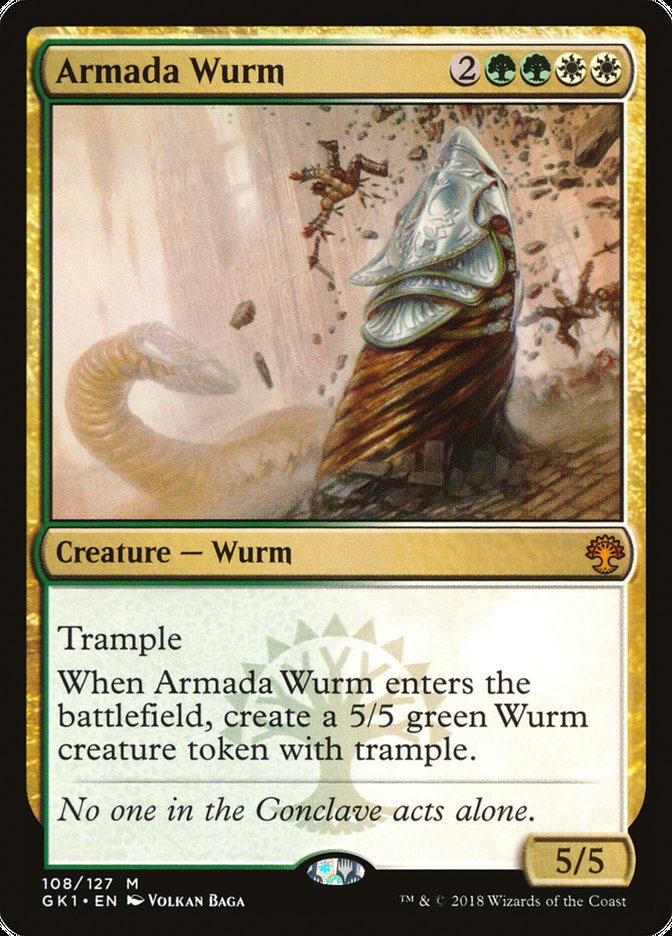 Armada Wurm [Guilds of Ravnica Guild Kit] - Magic: The Gathering - Card Brawlers | Quebec | Canada |