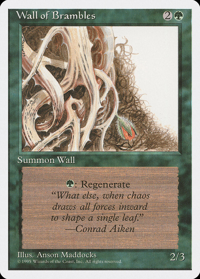 Wall of Brambles [Fourth Edition] - Magic: The Gathering - Card Brawlers | Quebec | Canada |