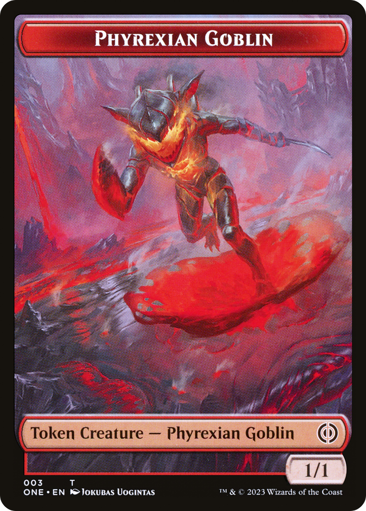 Phyrexian Goblin // Phyrexian Beast Double-Sided Token [Phyrexia: All Will Be One Tokens] - Magic: The Gathering - Card Brawlers | Quebec | Canada |