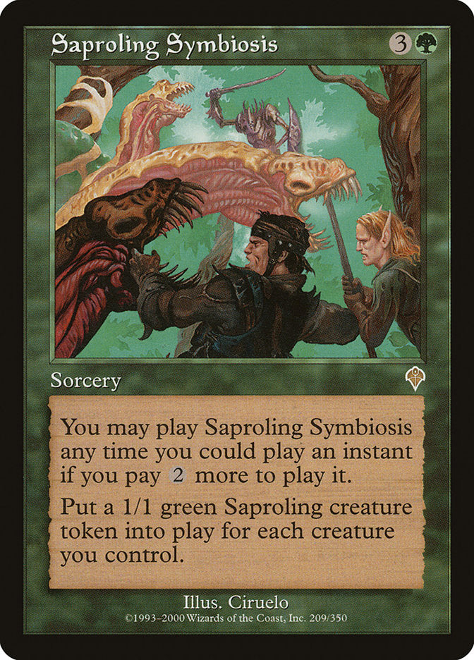 Saproling Symbiosis [Invasion] - Magic: The Gathering - Card Brawlers | Quebec | Canada |