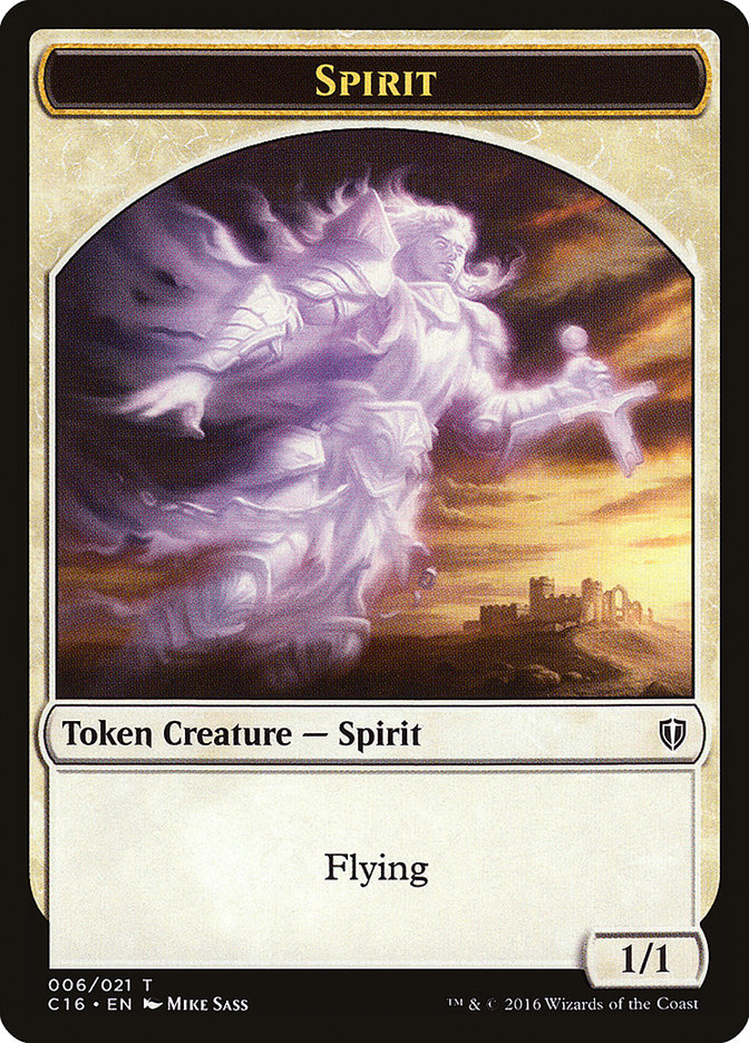 Saproling (016) // Spirit (006) Double-Sided Token [Commander 2016 Tokens] - Magic: The Gathering - Card Brawlers | Quebec | Canada |
