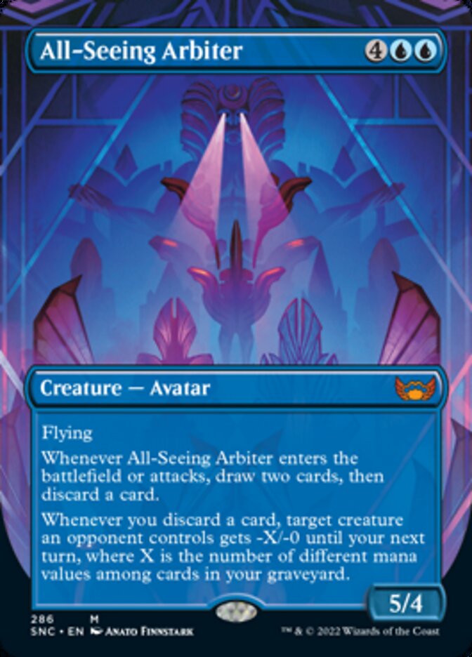 All-Seeing Arbiter (Borderless Alternate Art) [Streets of New Capenna] - Magic: The Gathering - Card Brawlers | Quebec | Canada |