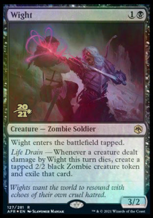 Wight [Dungeons & Dragons: Adventures in the Forgotten Realms Prerelease Promos] - Magic: The Gathering - Card Brawlers | Quebec | Canada |