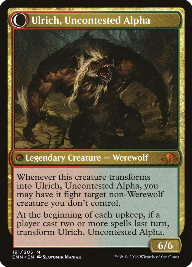 Ulrich of the Krallenhorde // Ulrich, Uncontested Alpha [Eldritch Moon] - Magic: The Gathering - Card Brawlers | Quebec | Canada |