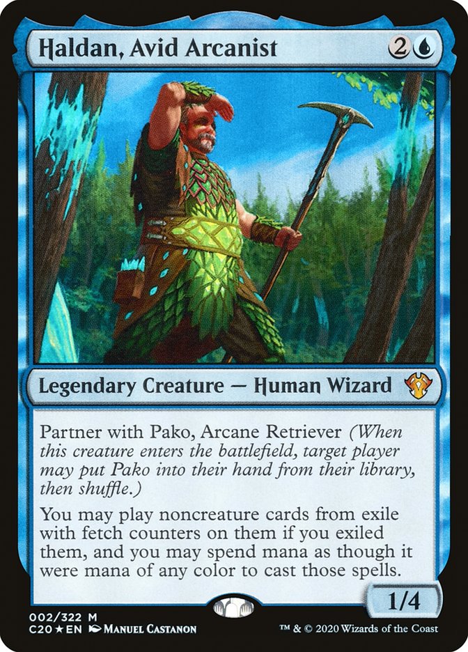 Haldan, Avid Arcanist [Commander 2020] - Magic: The Gathering - Card Brawlers | Quebec | Canada |