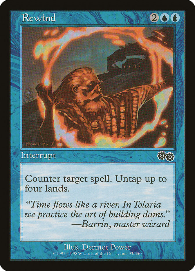 Rewind [Urza's Saga] - Magic: The Gathering - Card Brawlers | Quebec | Canada |