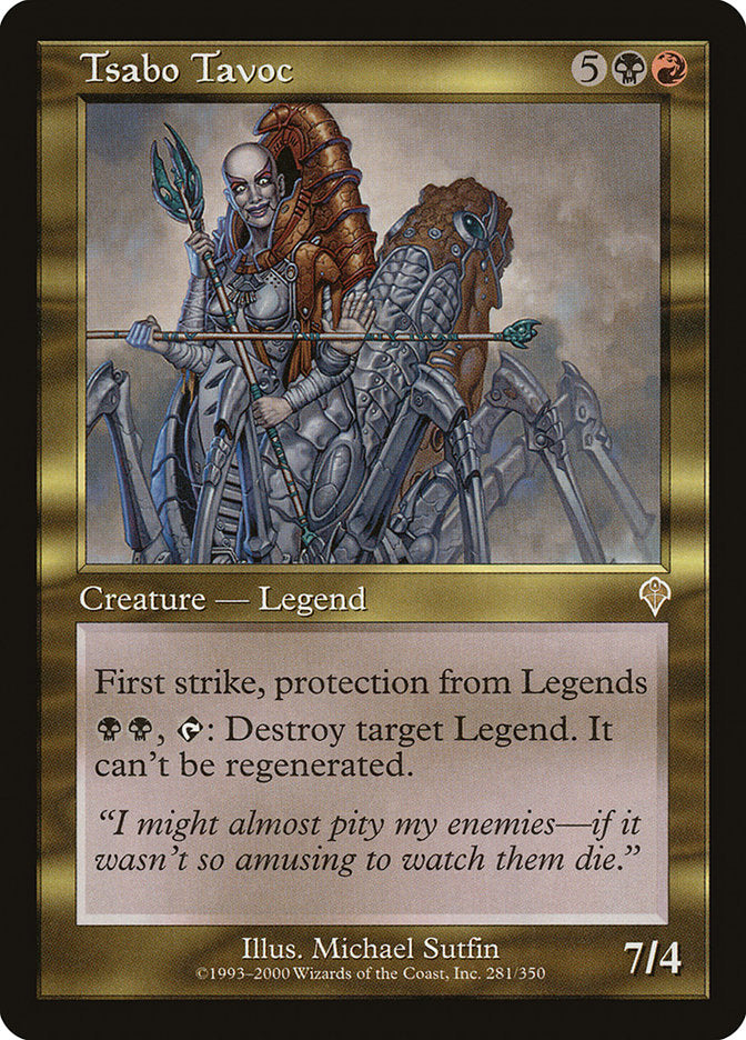 Tsabo Tavoc [Invasion] - Magic: The Gathering - Card Brawlers | Quebec | Canada |