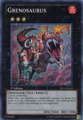 Grenosaurus [YS11-EN043] Super Rare - Yu-Gi-Oh! - Card Brawlers | Quebec | Canada |