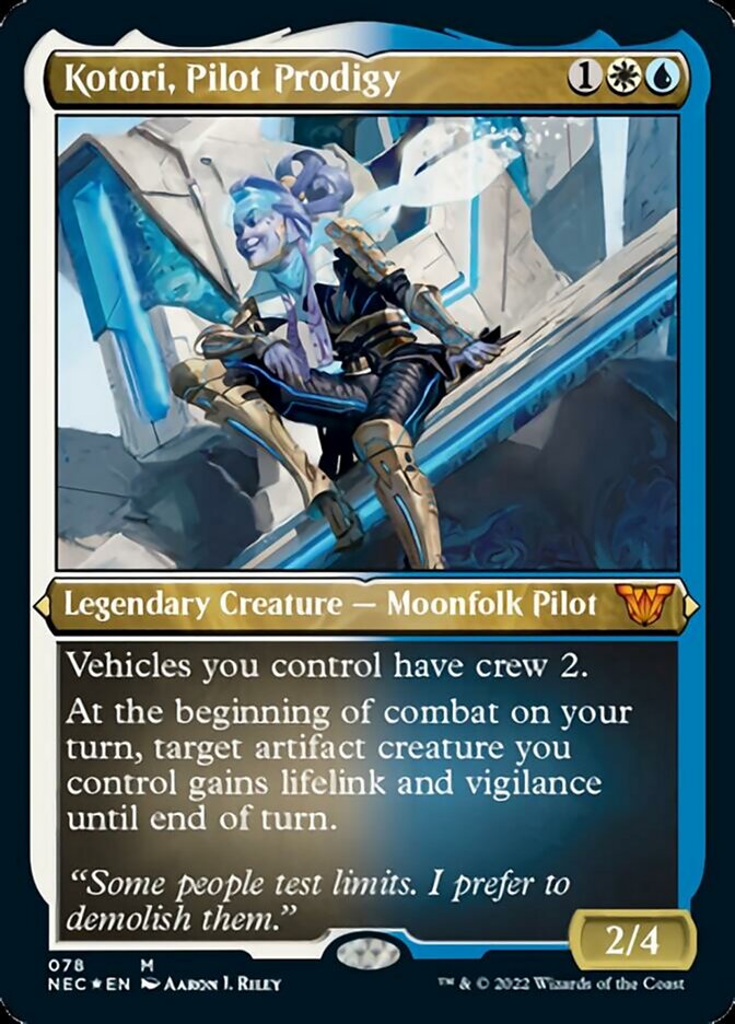 Kotori, Pilot Prodigy (Showcase Display Commander) [Kamigawa: Neon Dynasty Commander] - Magic: The Gathering - Card Brawlers | Quebec | Canada |