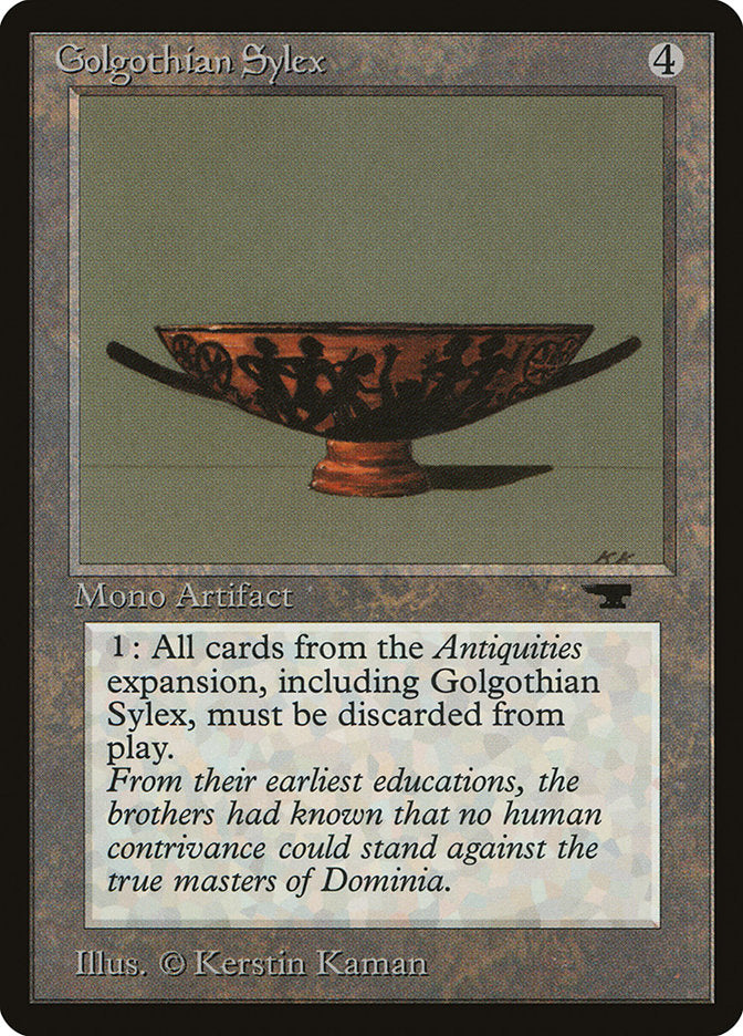 Golgothian Sylex [Antiquities] - Magic: The Gathering - Card Brawlers | Quebec | Canada |