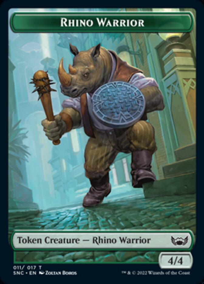 Rhino Warrior Token [Streets of New Capenna Tokens] - Magic: The Gathering - Card Brawlers | Quebec | Canada |