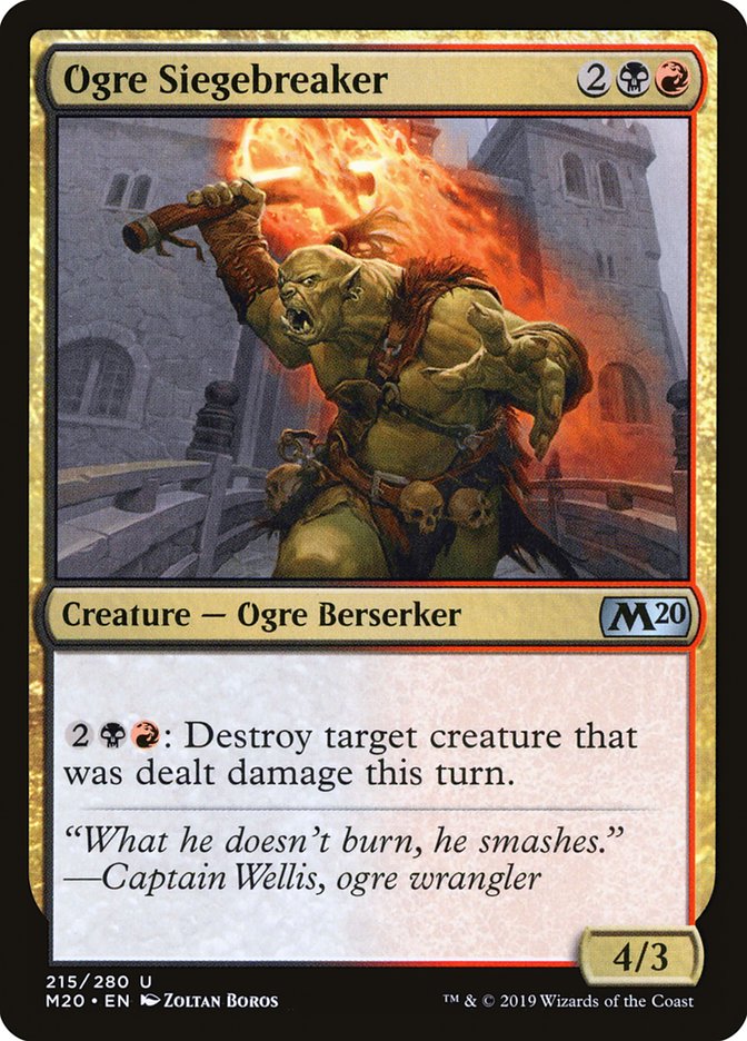 Ogre Siegebreaker [Core Set 2020] - Magic: The Gathering - Card Brawlers | Quebec | Canada |