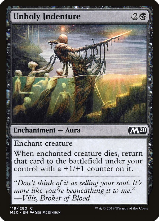 Unholy Indenture [Core Set 2020] - Magic: The Gathering - Card Brawlers | Quebec | Canada |